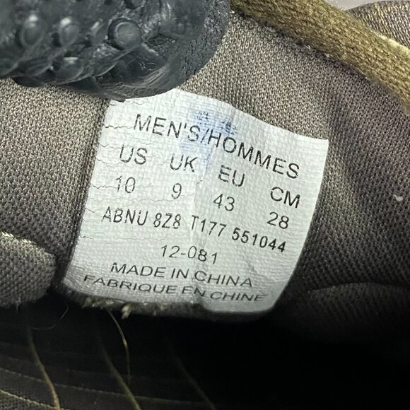 The North Face Hayden Canvas Lace Up Shoes Men's 10 Tan Cork Olive - Picture 12 of 12